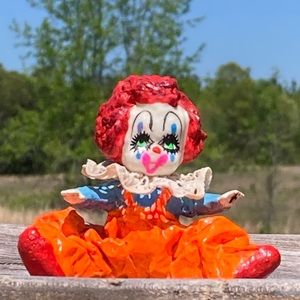 Vintage 1960’s Papier-mâché Clown!!